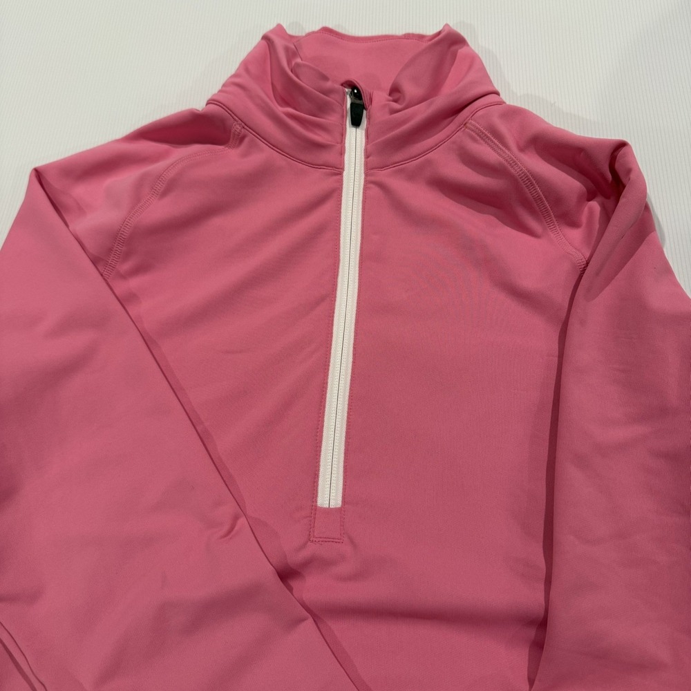 Peter Millar Shirt Womens Element Purple Quarter Zip Pullover Sz M - Picture 5 of 7